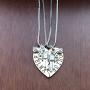MayLove 2pcs Bonnie Clyde Pistol Gun Partner Necklace Broken Heart Pendant Chain Couple Jewelry