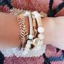 Kinsley Armelle Glitz Collection - Khaki Bracelet