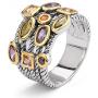 UNY Ring Beautiful Multi CZ Twisted Cable Wire Designer Fashion Brand Vintage Love Antique Womens Jewelry