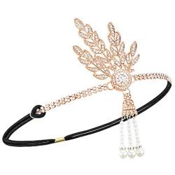 Metme 1920s Great Gatsby Accessories Set Costume Flapper Necklace Headband Bracelets for Women