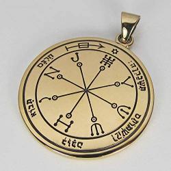 Bronze Sixth Pentacle of Mars Talisman for Protection