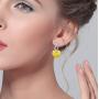 EVER FAITH 925 Sterling Silver CZ Figure 8 Infinity Love Heart Dangle Earrings For Women