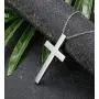 FIBO STEEL Stainless Steel Cross Pendant Chain Necklace for Men Women, 22-30 Inches FIBO STEEL Stainless Steel Cross Pendant Chain Necklace for Men Women, 22-30 Inches