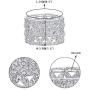 EVER FAITH Womens Austrian Crystal Elegant 2 Layers Hollow-Out Bridal Flower Leaf Stretch Bracelet