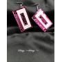 Punk Style Retro-Earrings with Cassette Tape Funky Dangle Earring Set by SL SWEETLOVEJEWELRY