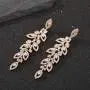 SWEETV Wedding Bridal Chandelier Earrings, Crystal Rhinestone Drop Dangle Earrings for Women Brides