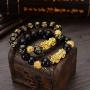 CARSHIER Feng Shui Good Luck Bracelets for Men Women Obsidian Bead Chinese Lucky Charm Bracelet Pixiu Yao Attract Wealth Porsperity Feng Shui Jewelry