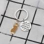 AKTAP Welsh Corgi Dog Keychain Corgi Jewelry I Asked God for A True Friend So He Sent Me A Corgi Gift for Dog Lovers