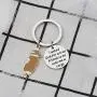 AKTAP Welsh Corgi Dog Keychain Corgi Jewelry I Asked God for A True Friend So He Sent Me A Corgi Gift for Dog Lovers