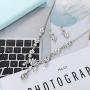 LOYALLOOK Costume Jewelry for Women Necklaces CZ Teardrop Bridesmaid Earrings Rhinestone Necklace Wedding Jewelry for Bride