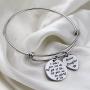 HOLLP Stepdaughter Rose Flower Bracelet Step Daughter Jewelry Daughter in Law Bracelet I Didnt Give You The of Life Gave Me Bracelet Stepdaughter Bracelet