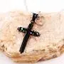 Uloveido Mens Stainless Steel Jesus Cross Necklace Real Mustard Seed Pendant Necklace Unique Design Y619 Uloveido Mens Stainless Steel Jesus Cross Necklace Real Mustard Seed Pendant Necklace Unique Design Y619