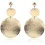 ONLYJUMP Shimmering Round Disc Metal Dangle Earrings for Women Girls Fashion Retro Frosted Gold Silver Big Circle Geometric Statement Ear Jewelry ONLYJUMP Shimmering Round Disc Metal Dangle Earrings for Women Girls Fashion Retro Frosted Gold Silver Big Circle Geometric Statement Ear Jewelry