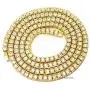 Mens Iced Out Hip Hop Gold tone CZ Miami Cuban Link Chain Choker Necklace Mens Iced Out Hip Hop Gold tone CZ Miami Cuban Link Chain Choker Necklace