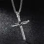 Cross Necklace for Men Boys Cross Pendant STRENGTH Bible Verse Stainless Steel Necklace Cross Necklace for Men Boys Cross Pendant STRENGTH Bible Verse Stainless Steel Necklace