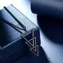 beautlace Three Triangles Geometric Necklaces 18K Gold/Silver/Black Gun Plated Circle and Square Pendant Charm Minimalist Jewelry for Men and Women beautlace Three Triangles Geometric Necklaces 18K Gold/Silver/Black Gun Plated Circle and Square Pendant Charm Minimalist Jewelry for Men and Women