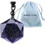 Obsidian,Black Obsidian Necklace Men Hexagram Natural Stone Crystal Pendant for Women Protection Hexagram Necklace Obsidian,Black Obsidian Necklace Men Hexagram Natural Stone Crystal Pendant for Women Protection Hexagram Necklace