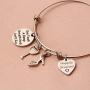SEIRAA New Beginnings Gift She Took A Deep Breath and Let It Go Bracelet Divorce Gift Encouraging Gift for Her