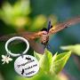 FUSTMW Dragonfly Gifts Keychain Dragonfly Themed Gifts Dragonfly Charm Jewelry Nature Lover Gifts Dragonflies Make Me Happy