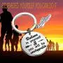 BEKECH Runner Keychain Runner Believe in Yourself and You Will be Unstoppable Keychain with Running Shoe Running Jewelry Marathon Jewelry Gift for Runners BEKECH Runner Keychain Runner Believe in Yourself and You Will be Unstoppable Keychain with Running Shoe Running Jewelry Marathon Jewelry Gift for Runners