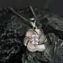 Carleen Sterling Silver Solitaire Stunning Cubic Zirconia CZ Simulated Diamond Rose Flower Pendant Necklace Jewelry Gifts for Women Girls Mom Her, Box Chain Length 18'' Carleen Sterling Silver Solitaire Stunning Cubic Zirconia CZ Simulated Diamond Rose Flower Pendant Necklace Jewelry Gifts for Women Girls Mom Her, Box Chain Length 18''