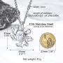 PROSTEEL Stainless Steel Shark/Octopus/Wolf Tooth/Tiger Necklace for Men Boys Women, Black/Gold/Silver Tone, Punk Rock Necklace, 22inch-24inch Adjustable, Come Gift Box