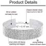 Zealmer Wide Fake Diamond Choker 8 Row White Gold Plated