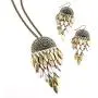 LookLove Womens Jewelry Mixed Metal Long Necklace and Earring Set for Women 30'' Long Necklace 3'' Earrings LookLove Womens Jewelry Mixed Metal Long Necklace and Earring Set for Women 30'' Long Necklace 3'' Earrings
