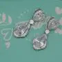 Scarlvambo Womens Cubic Zirconia Heart Teardrop Pierced Dangle Wedding Earrings Silver-Tone Scarlvambo Womens Cubic Zirconia Heart Teardrop Pierced Dangle Wedding Earrings Silver-Tone