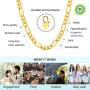 PY Bling 14K Gold White Gold Plated Flat Figaro Link Chain 4-7 mm Womens Mens Stainless Steel Necklace Jewelry 16-36 Inches
