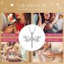 MANBU Sterling Silver Dragonfly Earrings Necklace - Celtic Jewelry Gifts for Women Dragonfly Lovers