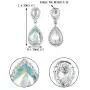 EVER FAITH Womens Austrian Crystal Wedding Tear Drop Dangle Earrings EVER FAITH Womens Austrian Crystal Wedding Tear Drop Dangle Earrings