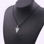 TANGPOET Viking Necklace for Men Sterling Silver Wolf Valknut Vegvisir Arrow Pendant Viking Jewelry Gift for Women Teens