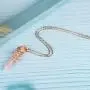Bivei Vintage Reiki Healing Crystal Necklace Hexagonal Prism Quartz Point Stone Flower Wrapped Pendulum Pendant Jewelry Bivei Vintage Reiki Healing Crystal Necklace Hexagonal Prism Quartz Point Stone Flower Wrapped Pendulum Pendant Jewelry