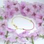 ZUOPIPI Elegent Red String Bracelet with Rhinestone Lucky Bracelets Half Rope Crystal Chain Lucky Gifts for Women