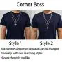 Angel Ruby Necklace Diamond Hiphop Pendant Rope Rocker Jewelry Gift for Men with 24’&28’Chain Angel Ruby Necklace Diamond Hiphop Pendant Rope Rocker Jewelry Gift for Men with 24’&28’Chain