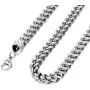 URBAN JEWELRY Stunning Thick 8 mm Stainless Steel Mens Necklace Chain (Silver) URBAN JEWELRY Stunning Thick 8 mm Stainless Steel Mens Necklace Chain (Silver)