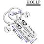 HOLLP Funny Couple Jewelry Youre My Favorite Asshole/Bitch Keychain Set Anniversary Couple Gift for Lovers