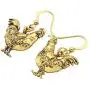 DUOWEI Antique Silver And Gold Plated Hen Chicken Earrings for Women Girls Charms Chicken Dangle Drop Jewelry Gifts DUOWEI Antique Silver And Gold Plated Hen Chicken Earrings for Women Girls Charms Chicken Dangle Drop Jewelry Gifts