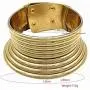 African National Flamboyant Adjustable Personality Creative Style Large Collar Necklaces for Women Long Gold Chocker Sterling Silver Customized Fashion Jewelry (Gold) African National Flamboyant Adjustable Personality Creative Style Large Collar Necklaces for Women Long Gold Chocker Sterling Silver Customized Fashion Jewelry (Gold)