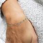 VACRONA Gold Tiny Beaded Bracelet 14K Gold Plated Chain Bracelets for Women Dainty Handmade Bracelet Adjustable Chain Jewelry Gifts