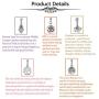 Top Plaza 7 Chakra Reiki Healing Crystal Bead Charm Bracelet Necklace Set Lava Rock Stone Aromatherapy Essential Oil Diffuser Stretch Bracelets Necklaces with 5 Replaceable Charms