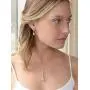 Mariell 14K Gold Plated Pear-Shaped CZ Bridal, Bridesmaids or Prom Necklace and Earring Set