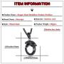 Heavstjer Hip Hop Stainless Steel Dragon Head Medallion Pendant Necklace,22inches Link Chain