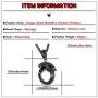 Heavstjer Hip Hop Stainless Steel Dragon Head Medallion Pendant Necklace,22inches Link Chain Heavstjer Hip Hop Stainless Steel Dragon Head Medallion Pendant Necklace,22inches Link Chain
