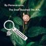 MAOFAED Snail Gift Snail Lover Gift Snail Spirit Gift by Perseverance The Snail Reached The Ark Inspiration Gift for Friend