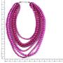 Shop LC Purple Howlite Beads Black Oxidized Silvertone Dangle Drop Earrings Necklace Prom Jewelry Sets Mothers Day Gifts for Women Size 18''