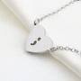 KUIYAI Silver Heart Hollow Out Charm Survivor Semicolon Suicide Awareness Bracelet (Silver)
