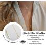 Unicra Simple Ring Necklace Gold Y-Necklace Chain Bar Pendant Necklaces Jewelry for Women and Girls