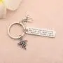 FUSTMW Nurse Practitioner Gift NP Key Chain NP Gift Stethoscope Charm Jewelry Nurse Gift NP Graduation Gift for Nurse Practitioner